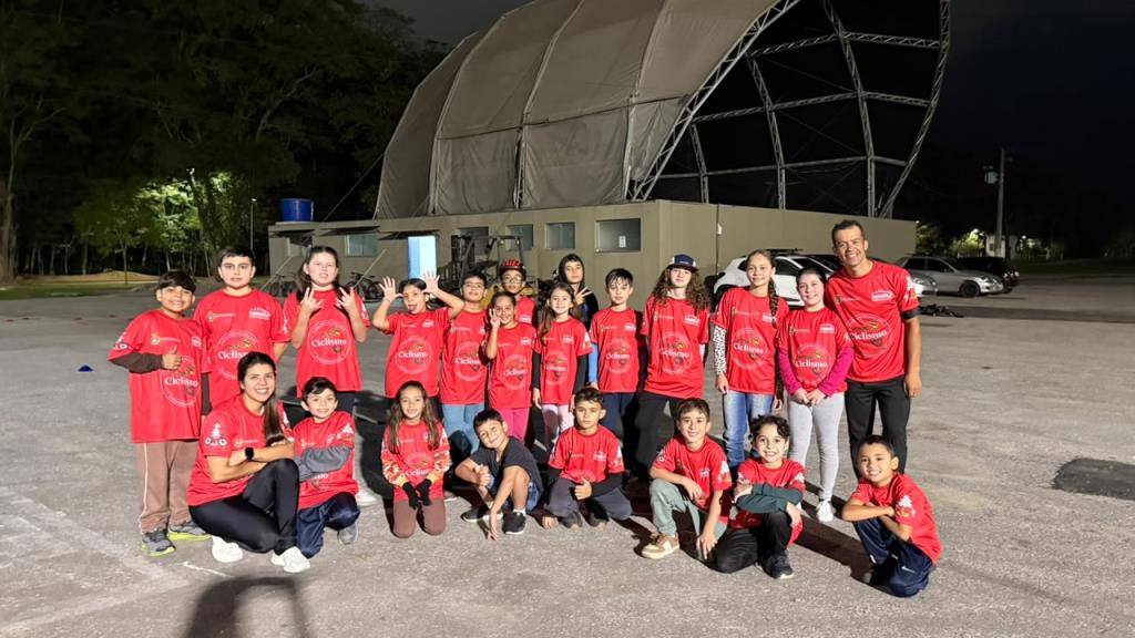 Intercâmbio de ciclismo reúne alunos dos polos esportivos de Pinda
