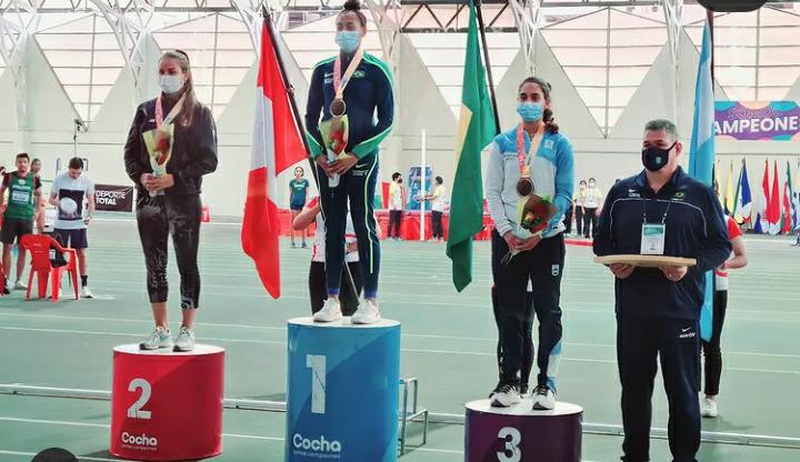 21/02 - Ketiley Batista é campeã Sul-Americana Indoor de atletismo