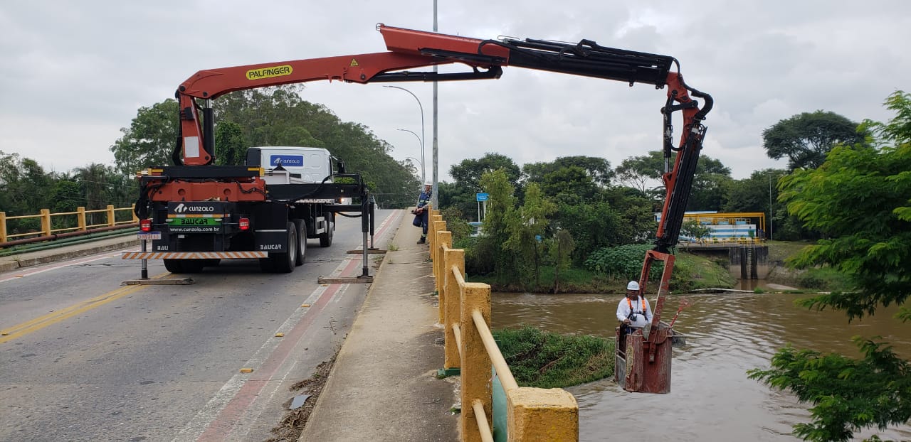 22/02 - Estado e Prefeitura iniciam avaliações em 4 pontes e 5 viadutos de Pindamonhangaba