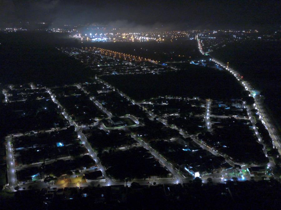 22/03 - Modernização com iluminação LED chega a 80% e traz mais segurança para Pindamonhangaba