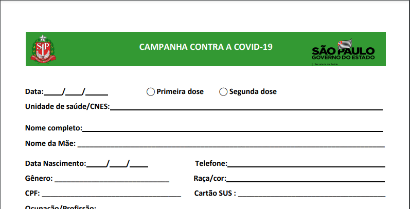22/04 - Covid-19: Idosos podem agilizar vacinação com pré-cadastro e termo de vacinação