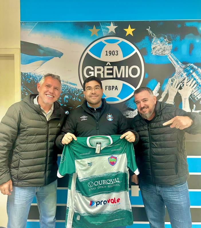 Pinda FC estreita laços com Grêmio e busca novas parcerias para o futuro