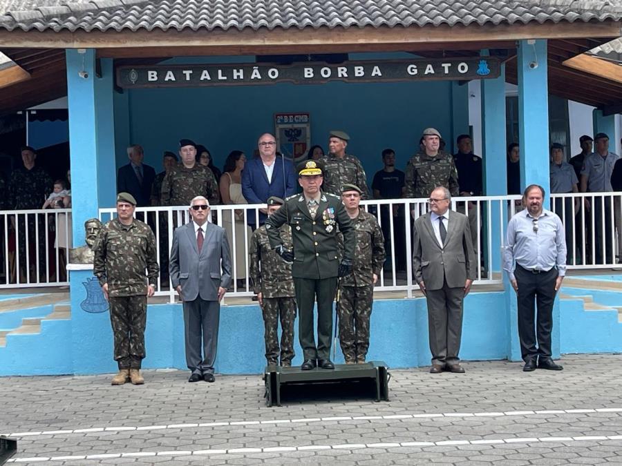 Prefeitura prestigia troca de comando do 2º Batalhão “Borba Gato”