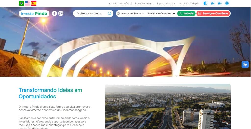 Pinda vai apresentar plataforma para exibir imóveis disponíveis e cadastrar prestadores de serviços