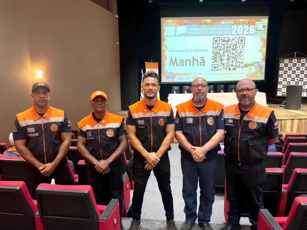 Defesa Civil de Pindamonhangaba participa de oficina preparatória da Operação SP Sem Fogo