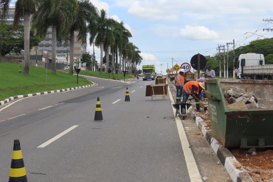 24/10 - Obras de ciclovia e revitalização da Av. Nossa Senhora do Bom Sucesso são iniciadas pela Prefeitura