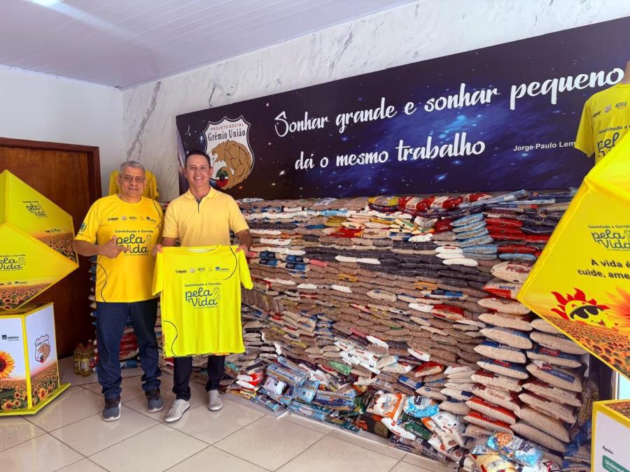 Caminhada e Corrida Pela Vida' acontece no domingo e arrecada 2 toneladas de alimentos