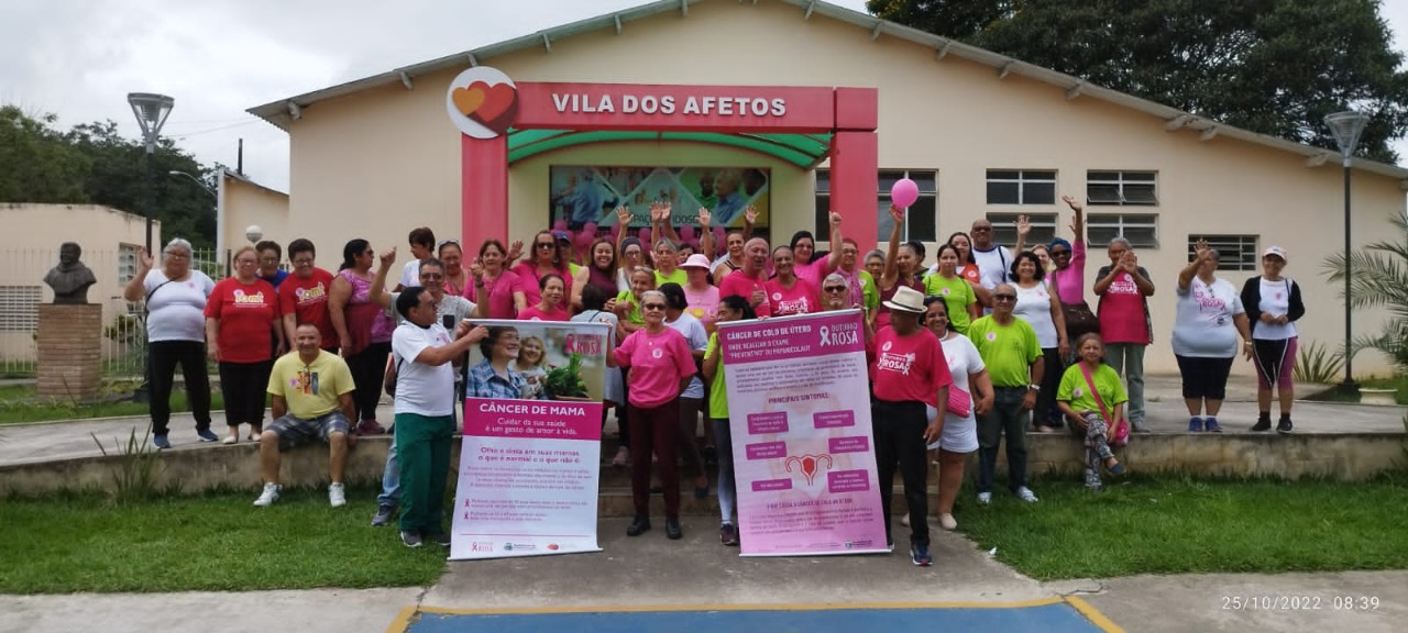 Vila dos Afetos realiza Caminhada do Outubro Rosa