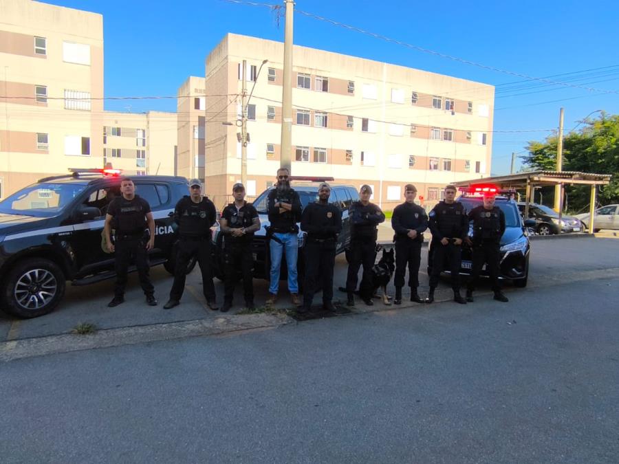 Canil da GCM de Pinda auxilia Polícia Civil em combate ao tráfico de drogas no Bem Viver