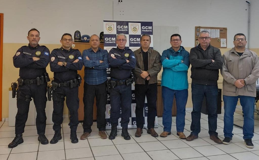 Pinda e Taubaté alinham ações de cooperação técnica entre Guardas Civis Municipais