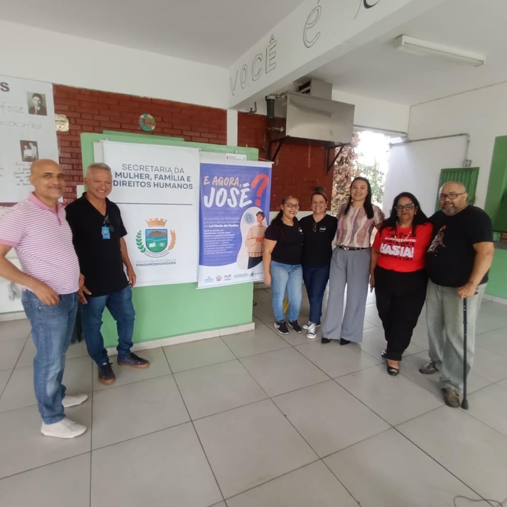 Prefeitura leva programa de prevenção à violência doméstica às escolas estaduais de Pindamonhangaba