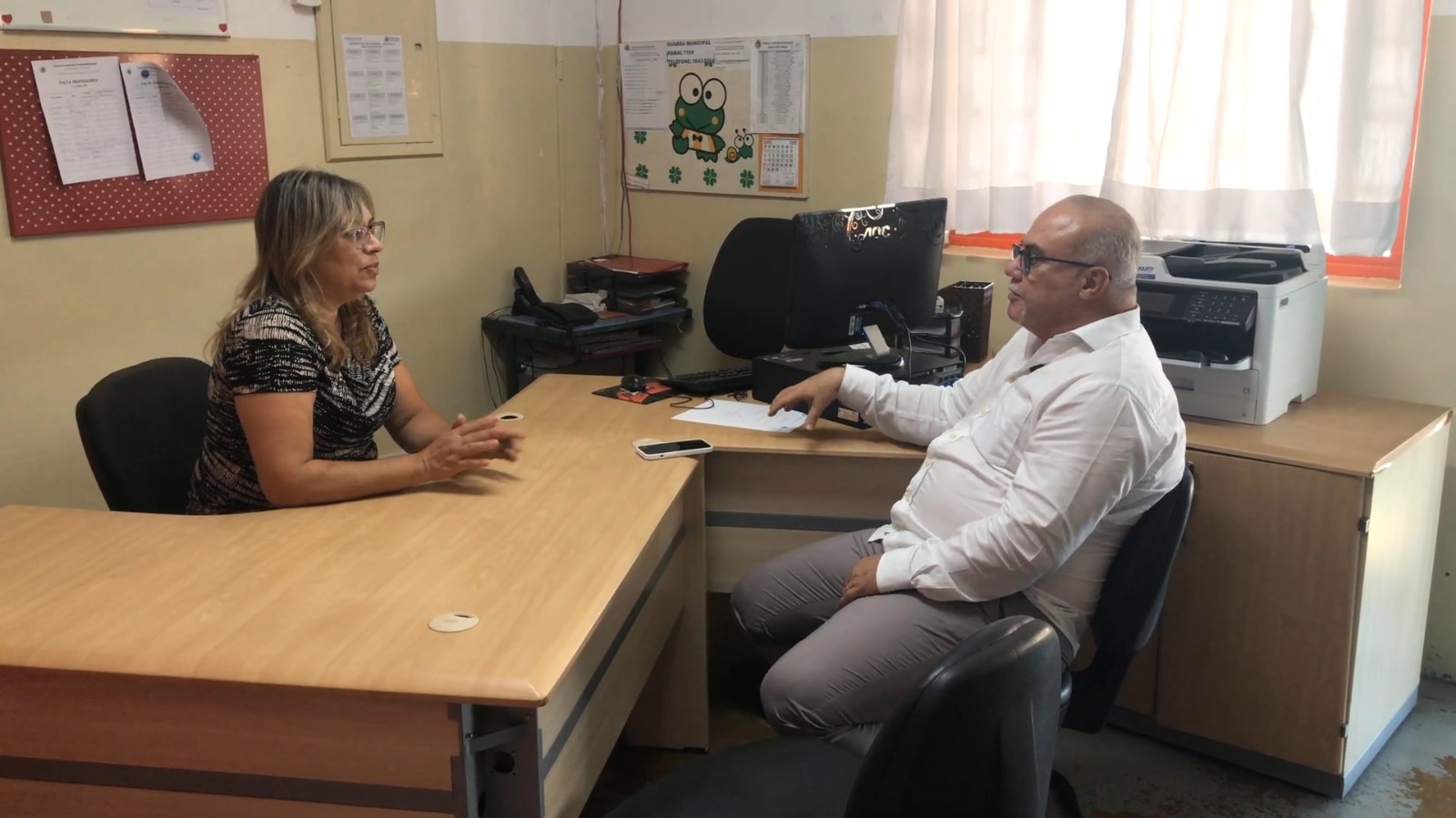 Prefeito Ricardo Piorino realiza visitas em escolas municipais e prioriza serviços de manutenção predial