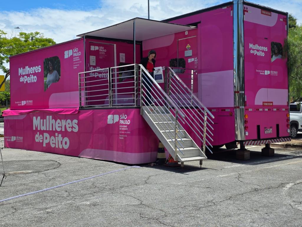 Carreta da Mamografia segue até sábado em Pinda