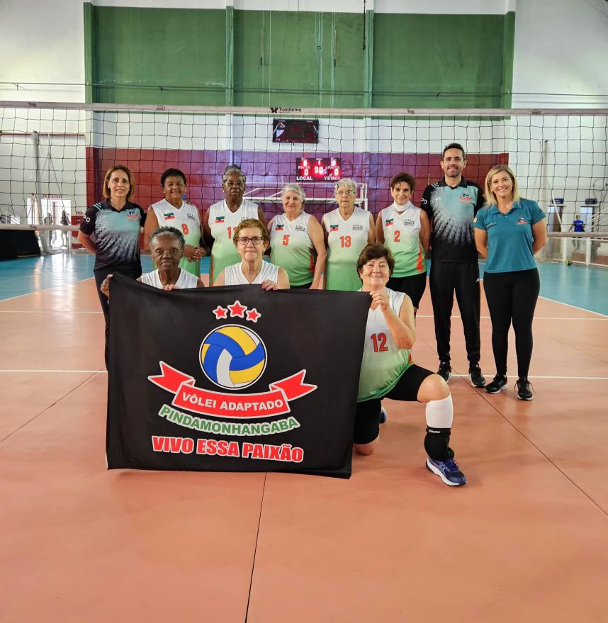 Pinda se destaca em mais uma rodada da Superliga da Melhor Idade de Vôlei Adaptado