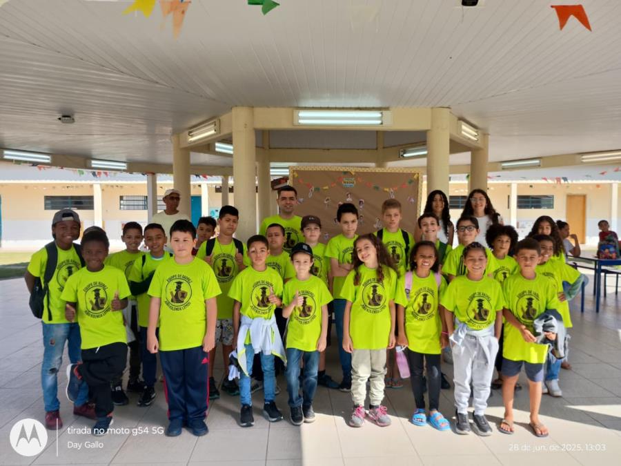 Alunos da E.M. João Kolenda conquistam medalhas na 2ª etapa do Circuito Valeparaibano de Xadrez