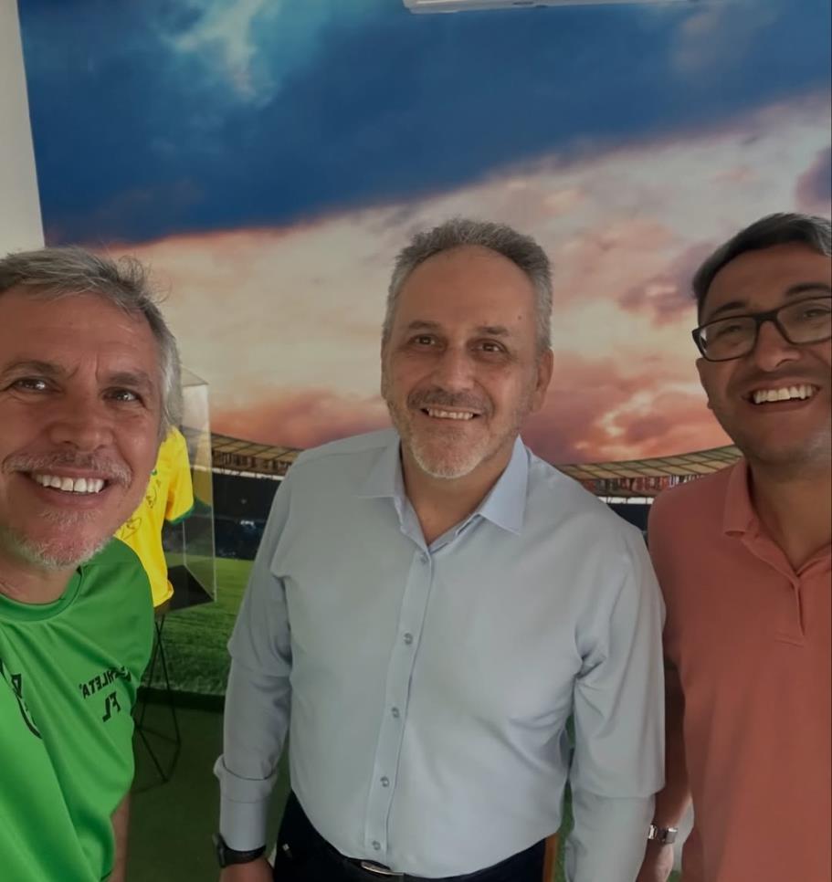 Pinda FC recebe representantes da Secretaria de Esportes de Taubaté para diálogo sobre futuro do esporte