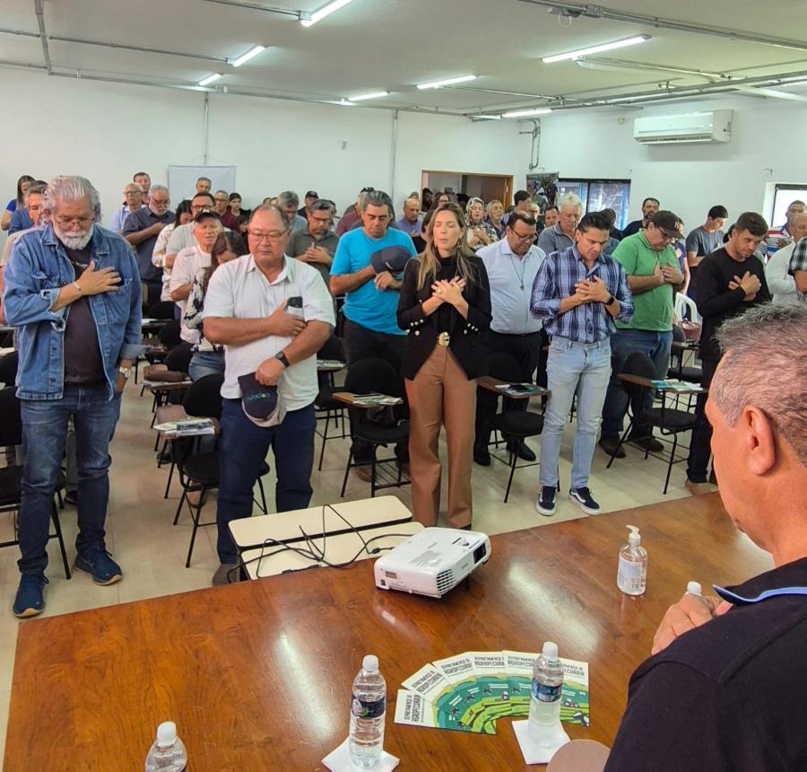 Produtores rurais participam de encontro sobre sustentabilidade e fortalecimento do agronegócio