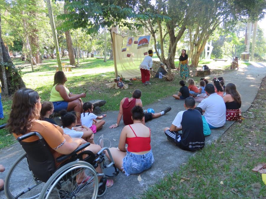 Projeto Domingo no Bosque "Edição Especial" é sucesso em Pinda