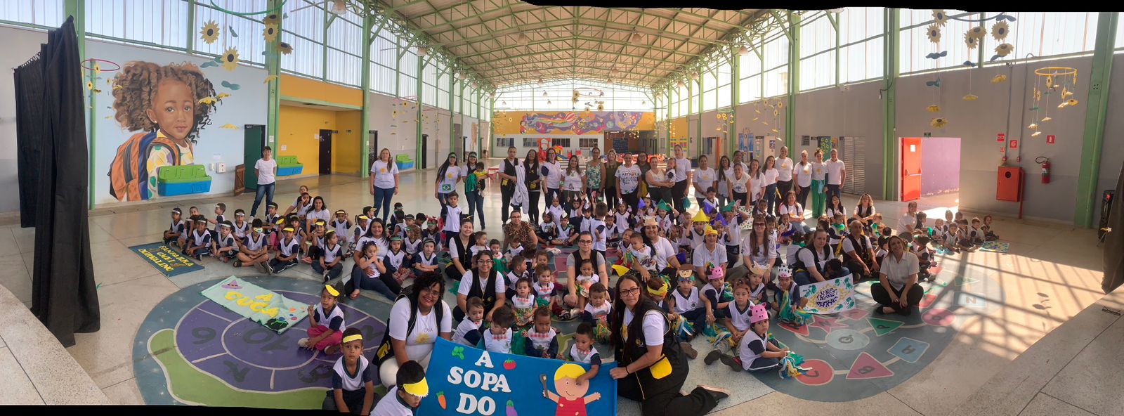 CMEI Durvalino celebra o Dia da Independência com desfile interno e atividades recreativas