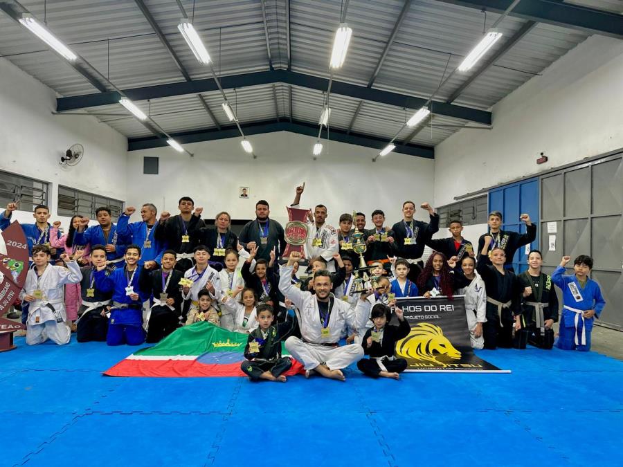 Projeto social “Filhos do Rei” põe Pindamonhangaba no topo da 2ª etapa do Brasileiro da Liga Nacional de Jiu-Jitsu
