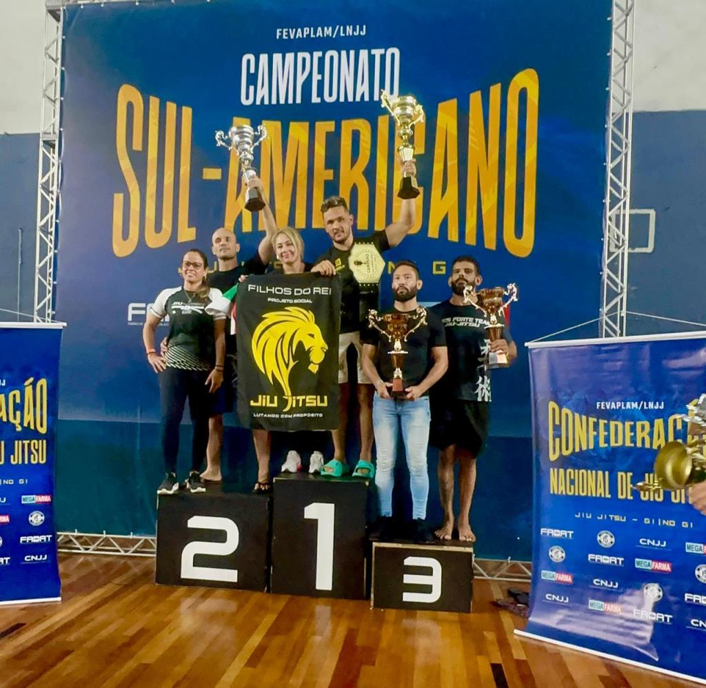 Projeto Social Filhos do Rei conquista título por equipes no Sul-Americano da LNJJ