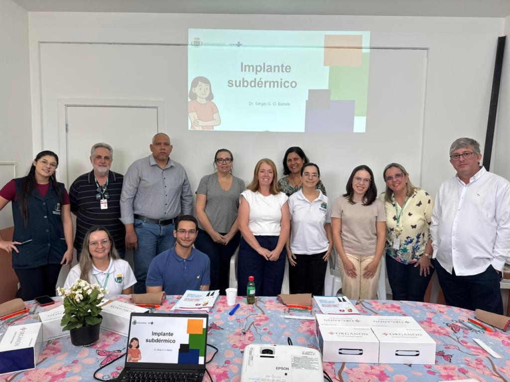 Pinda capacita profissionais e amplia acesso a método contraceptivo pelo SUS