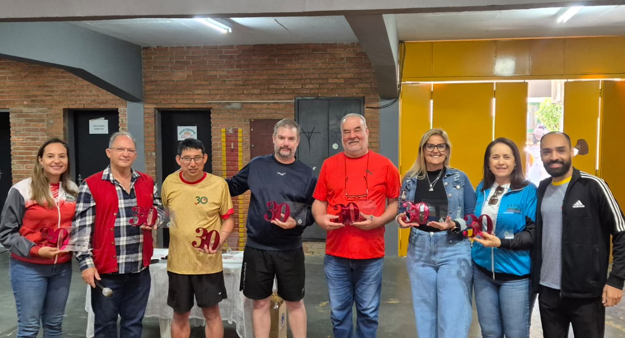 Pindamonhangaba celebra 30 anos de Tênis de Mesa com emoção e competição