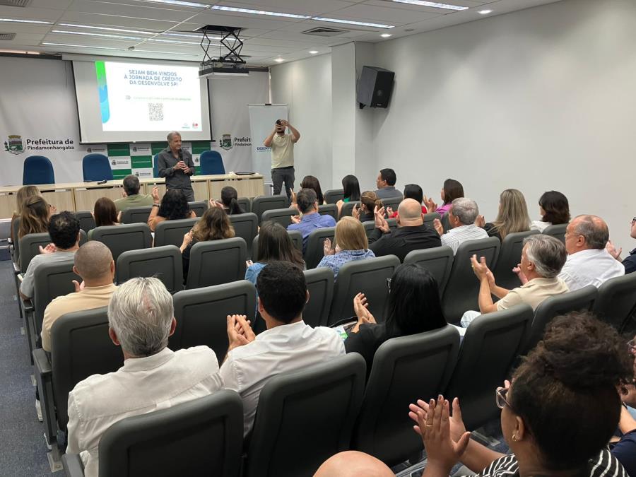 Jornada de Crédito da Desenvolve SP reúne empresários em Pindamonhangaba