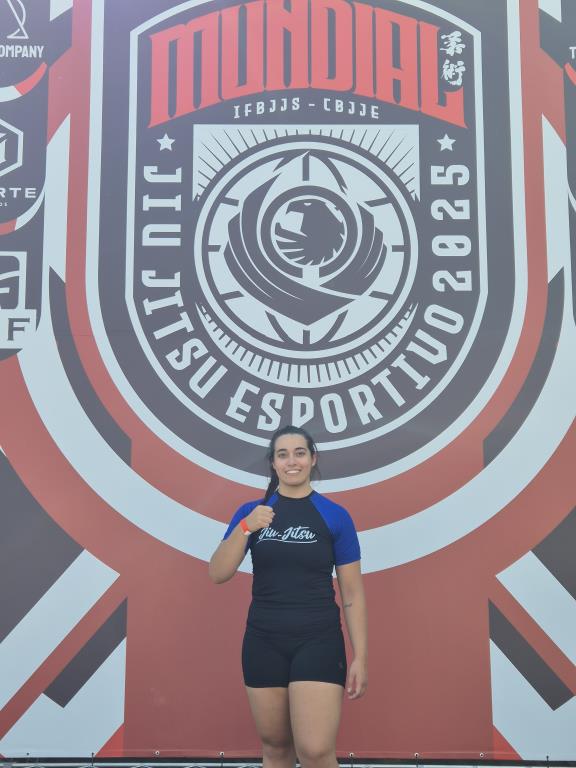 Atleta conquista dois terceiros lugares no Campeonato Mundial de Jiu-Jitsu da CBJJE 2025