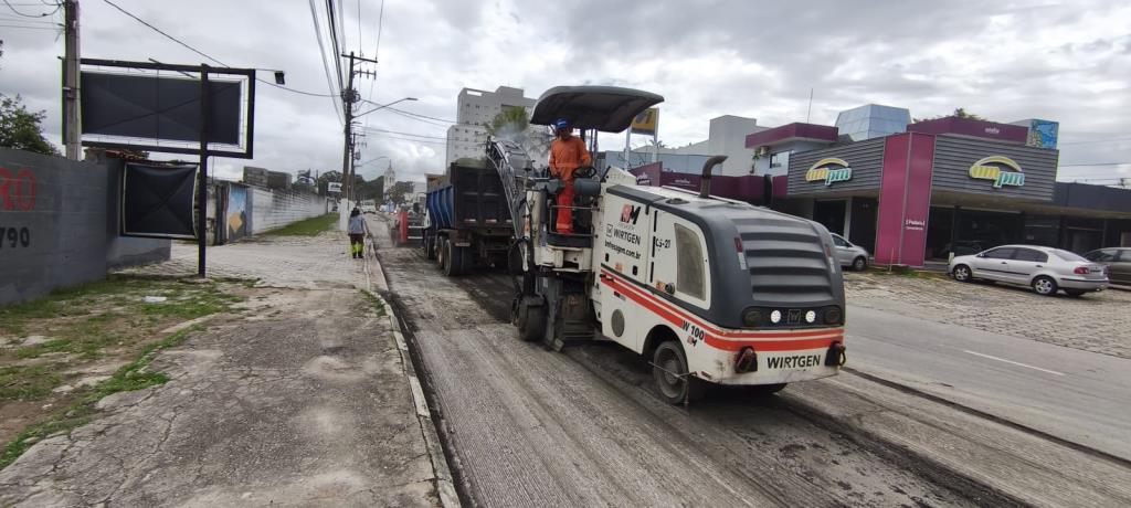 Prefeitura de Pinda inicia recapeamento de trecho da Avenida do Socorro