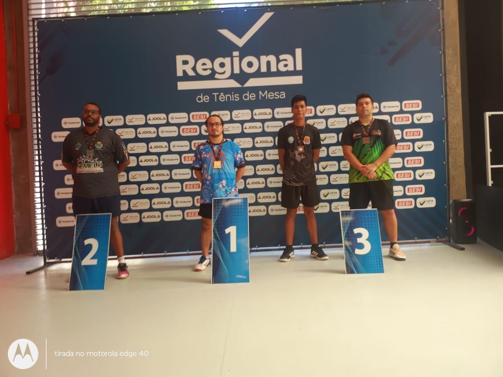 Tênis de mesa de Pinda conquista 14 medalhas na 2ª etapa do Valeparaibano