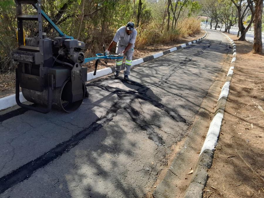Especial Zeladoria: Ciclovia do Anel Viário recebe melhorias no piso asfáltico