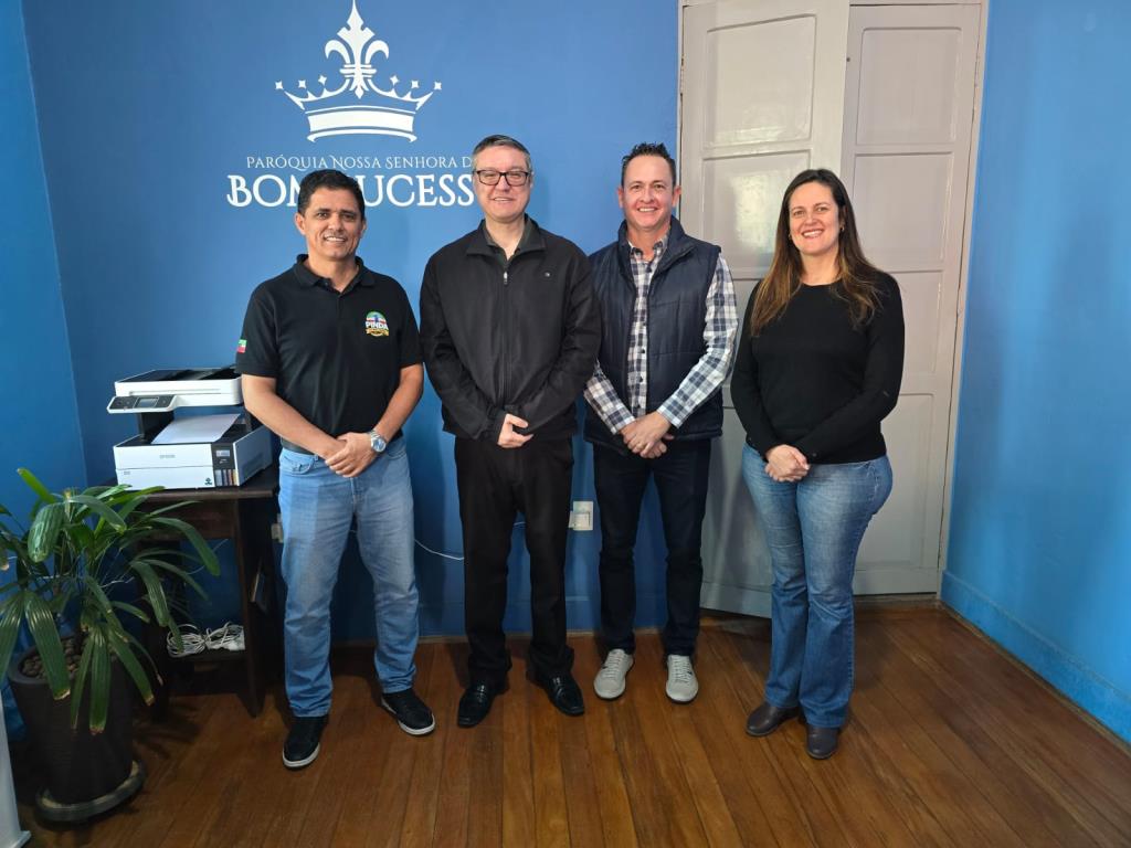 Visita técnica define detalhes para lançamento da Festa da Padroeira 2026