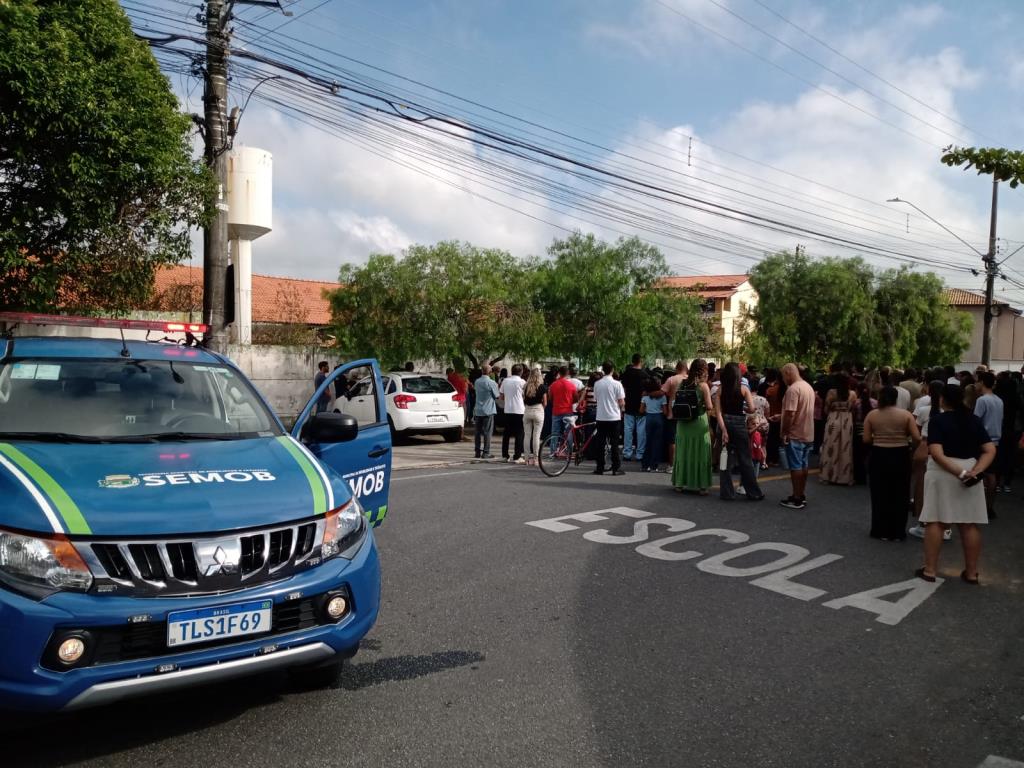 SEMOB e GCM realizam operação durante celebrações de Domingo de Ramos em Pindamonhangaba