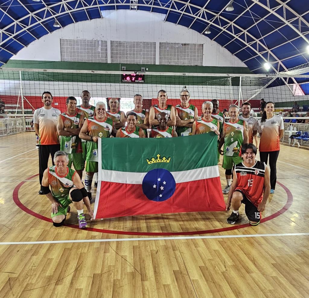 Pinda estreia com destaque na Superliga da Melhor Idade de Vôlei Adaptado