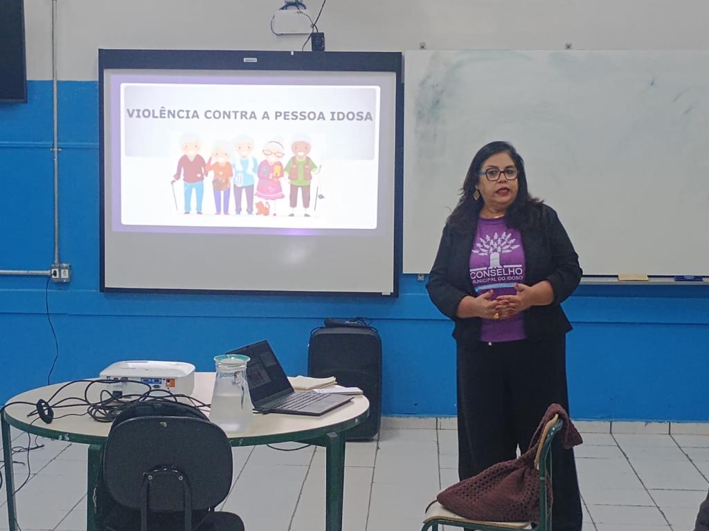 Junho Violeta: Pinda inicia campanha de combate à violência contra pessoa idosa com palestras de conscientização