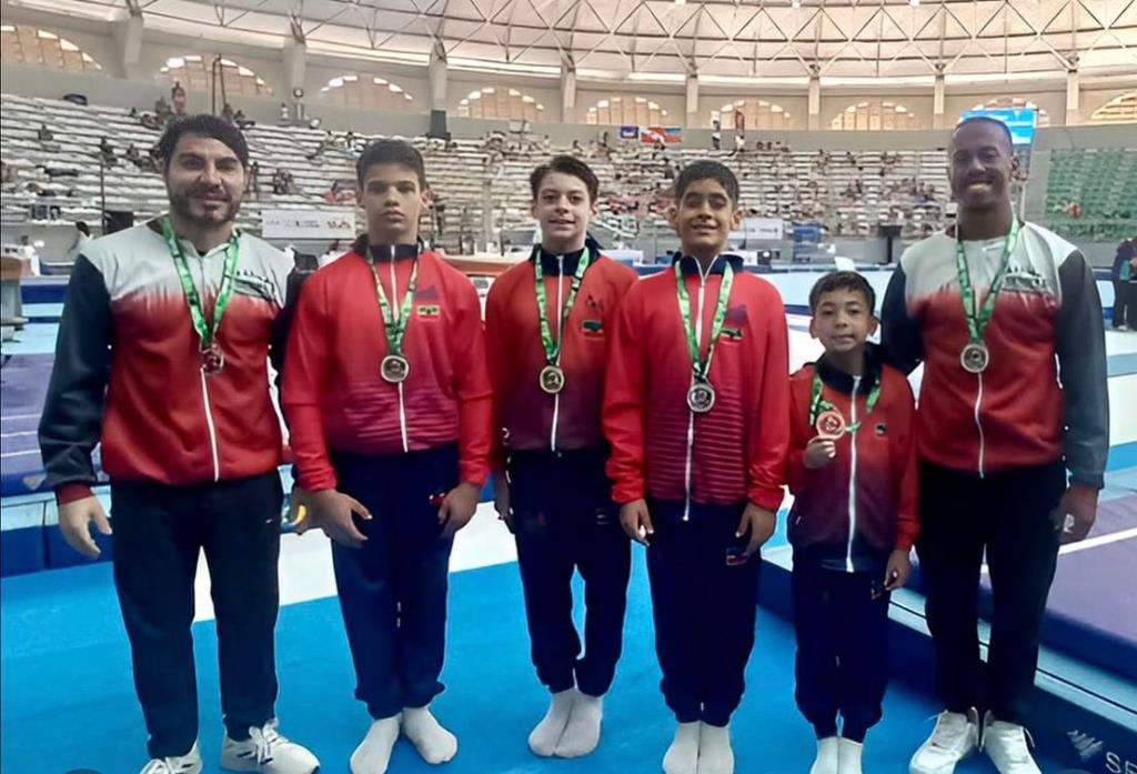 Ginastas de Pinda se destacam no Campeonato Nacional e conquistam resultados expressivos