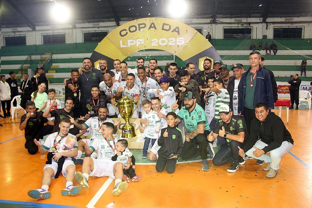 Ferroviária Pinda Futsal Semelp conquista o bicampeonato da Copa LPF 2025