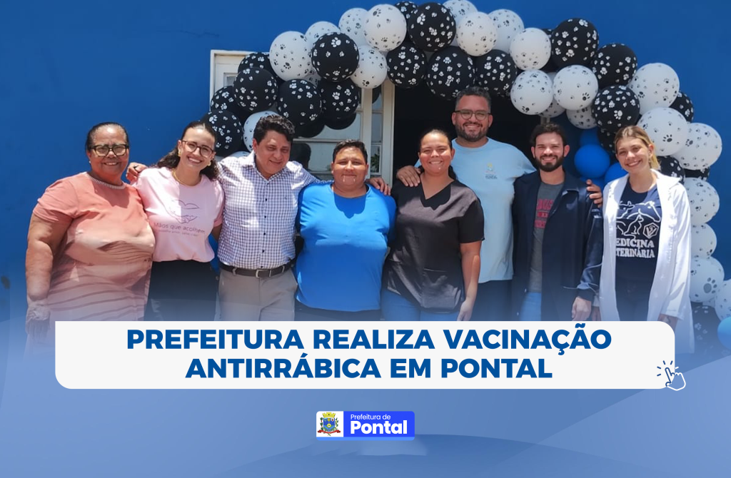 🐾 PREFEITURA REALIZA VACINAÇÃO ANTIRRÁBICA EM PONTAL 💙💉