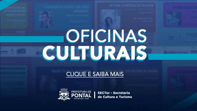 Estão abertas as inscrições para o Programa de Oficinas Culturais Online