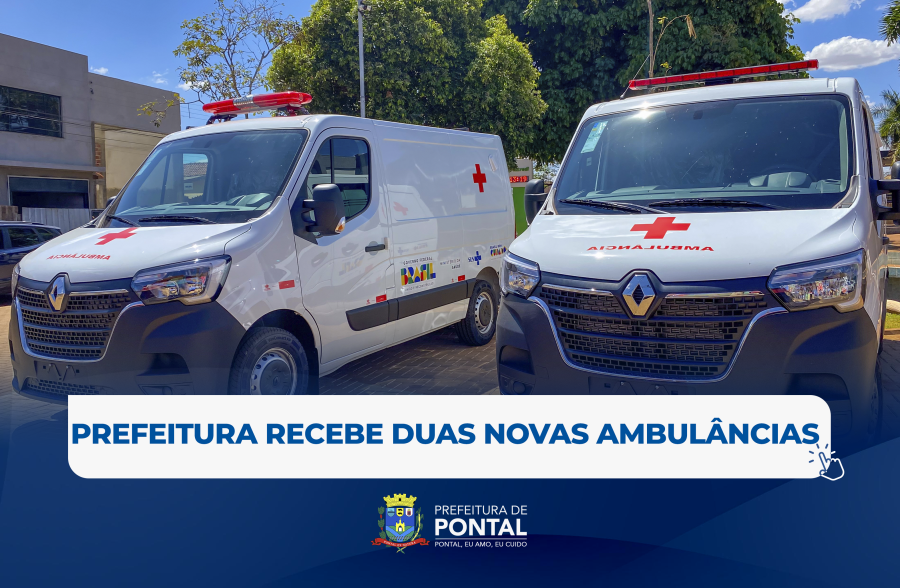 🚑💙 DUAS NOVAS AMBULÂNCIAS PARA PONTAL!