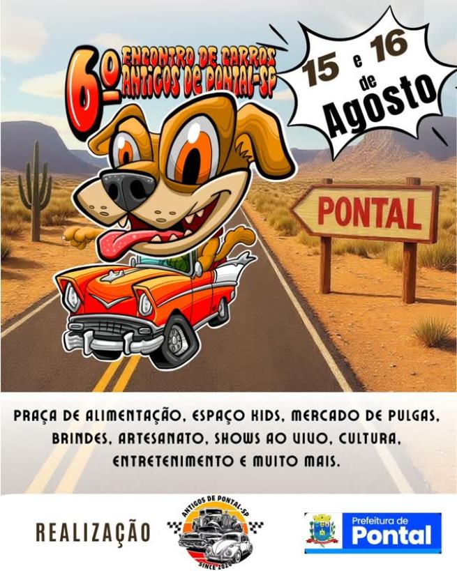 6° Encontro de Carros dos Antigos de Pontal