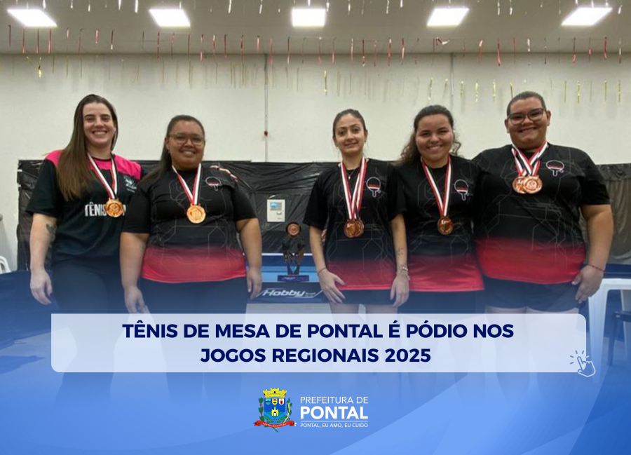 TÊNIS DE MESA É PÓDIO NOS JOGOS REGIONAIS 2025🏓🥉