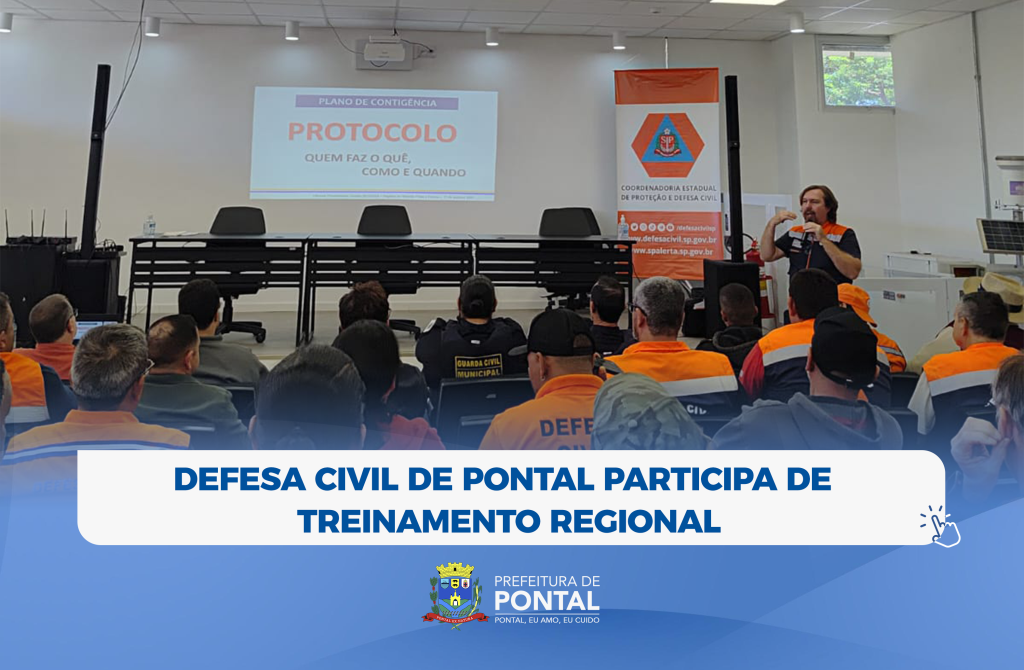 DEFESA CIVIL DE PONTAL PARTICIPA DE TREINAMENTO REGIONAL