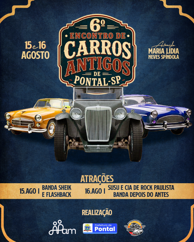 6° Encontro de Carros dos Antigos de Pontal