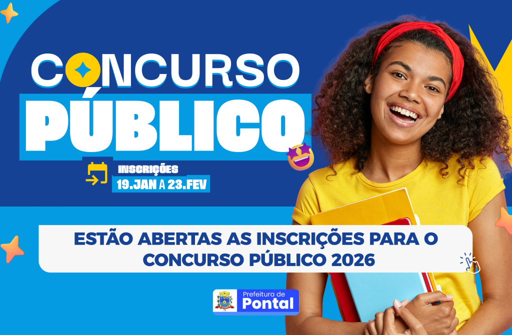 📣✨ CONCURSO PÚBLICO EM PONTAL