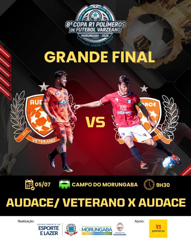 "AUDACE VETERANO" X "AUDACE": O CONFRONTO DE GERAÇÕES JÁ TEM DATA!