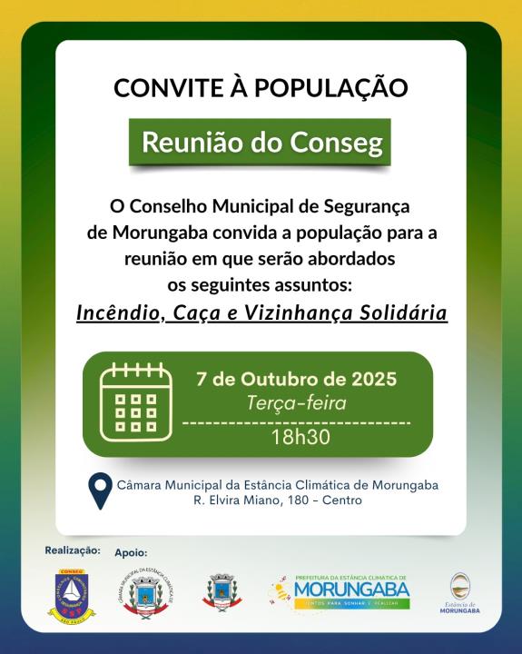 CONVITE À POPULAÇÃO