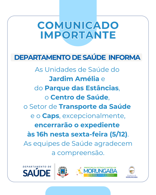 Comunicado Importante
