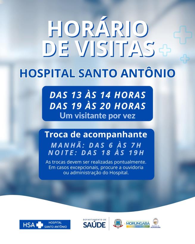 INFORMATIVO: HOSPITAL SANTO ANTÔNIO